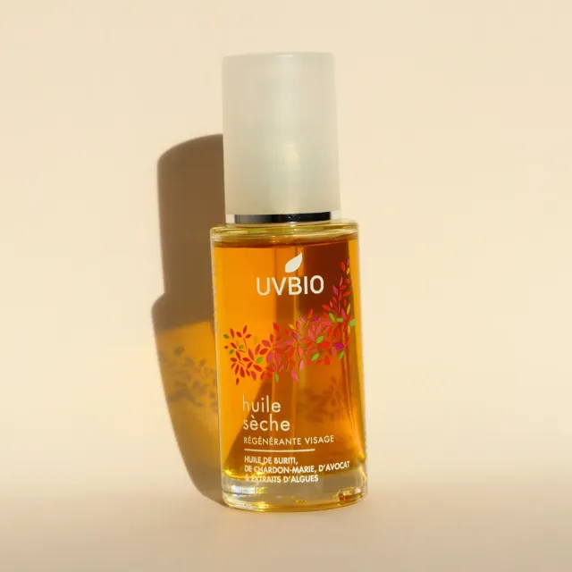 UVBIO droge olie regenererend bio 50ml gladde huid