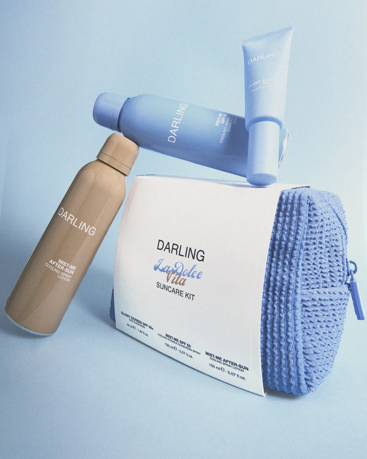 Darling La Dolce Vita zonnebrandset SPF50 glowy 3-delig