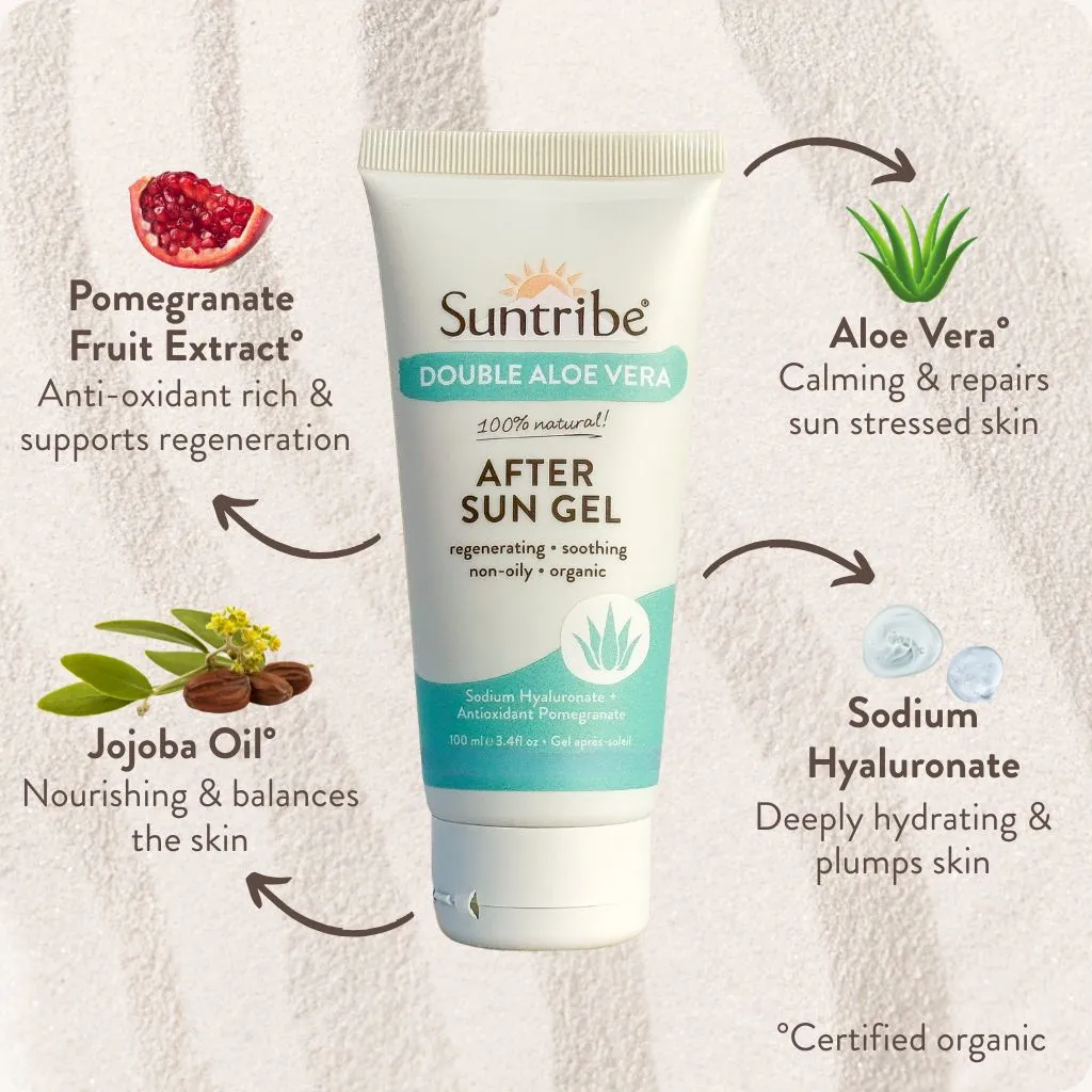 Suntribe Double Aloe Vera aftersun gel verkoelend