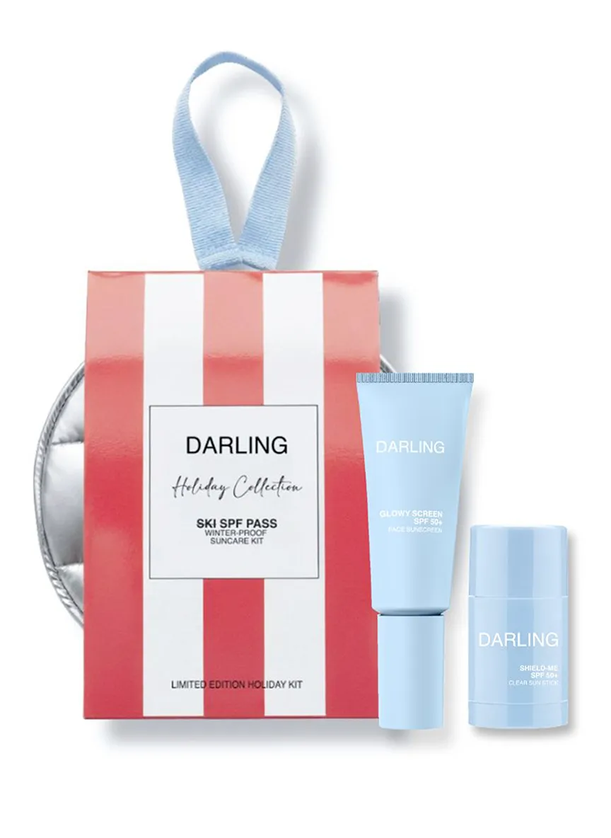 Darling Ski SPF Pass gezichtsset winter 2x SPF + pouch