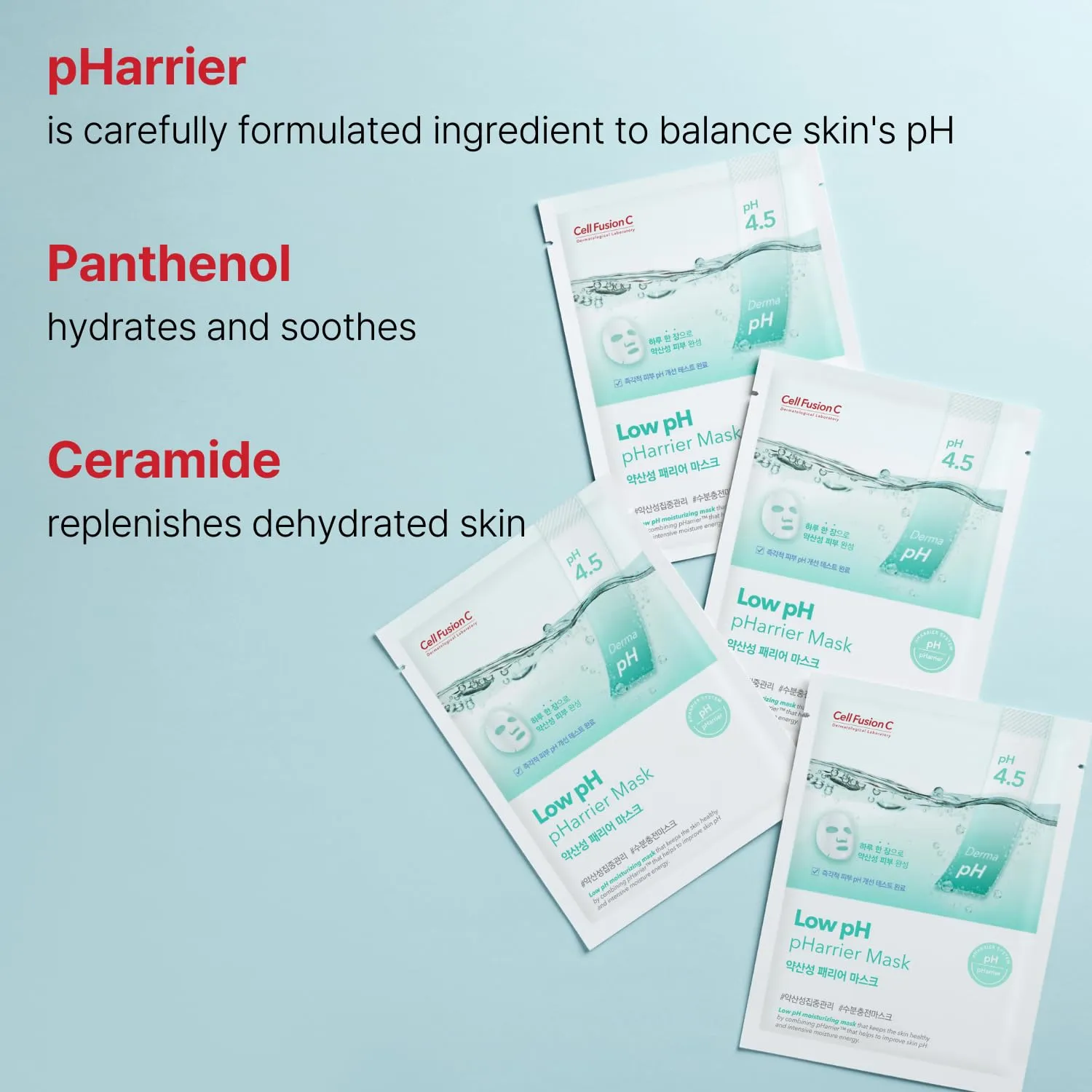 Cell Fusion Low pH pHarrier Mask 10 sheets hydraterend