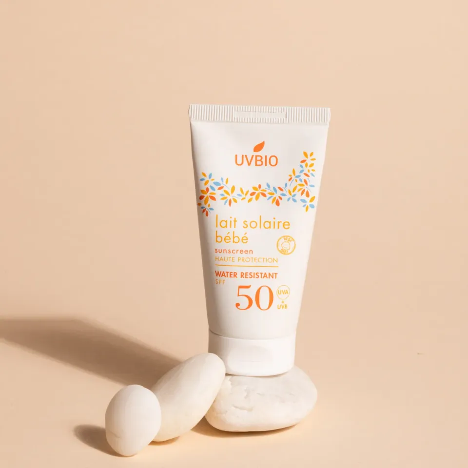 UVBIO Bébé zonnebrandmelk SPF50 50ml mineraal