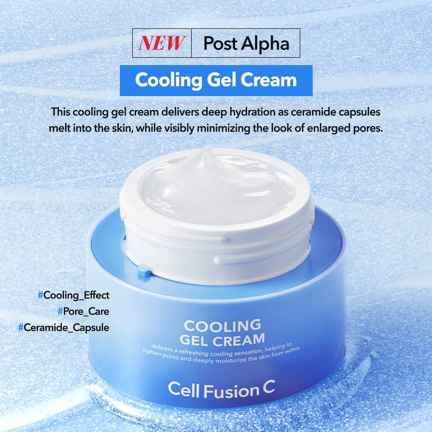 Cell Fusion C Post Alpha Cooling Gel Cream gelcrème 50ml verkoelend