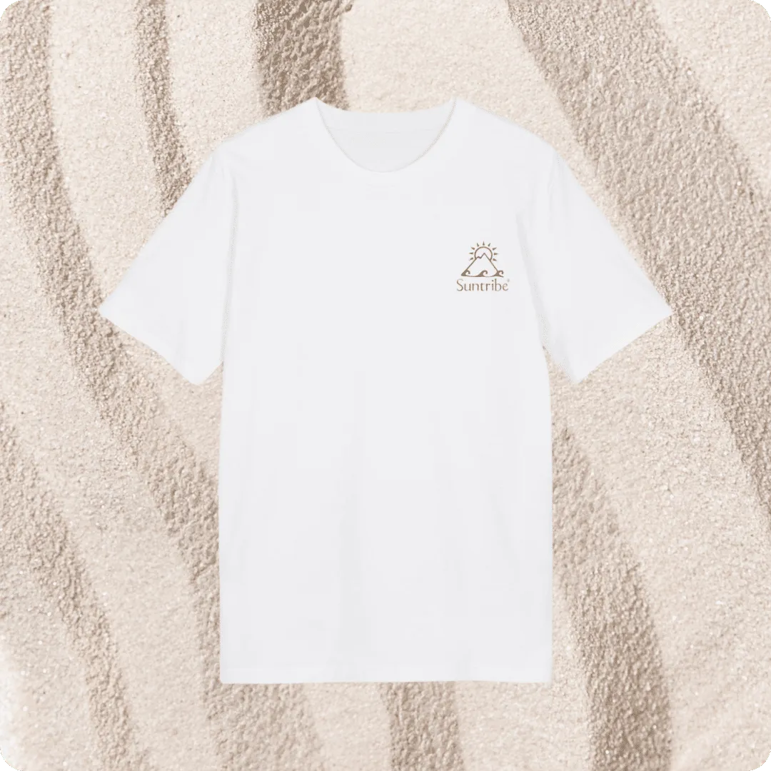 Suntribe Original T-shirt wit biologisch katoen unisex