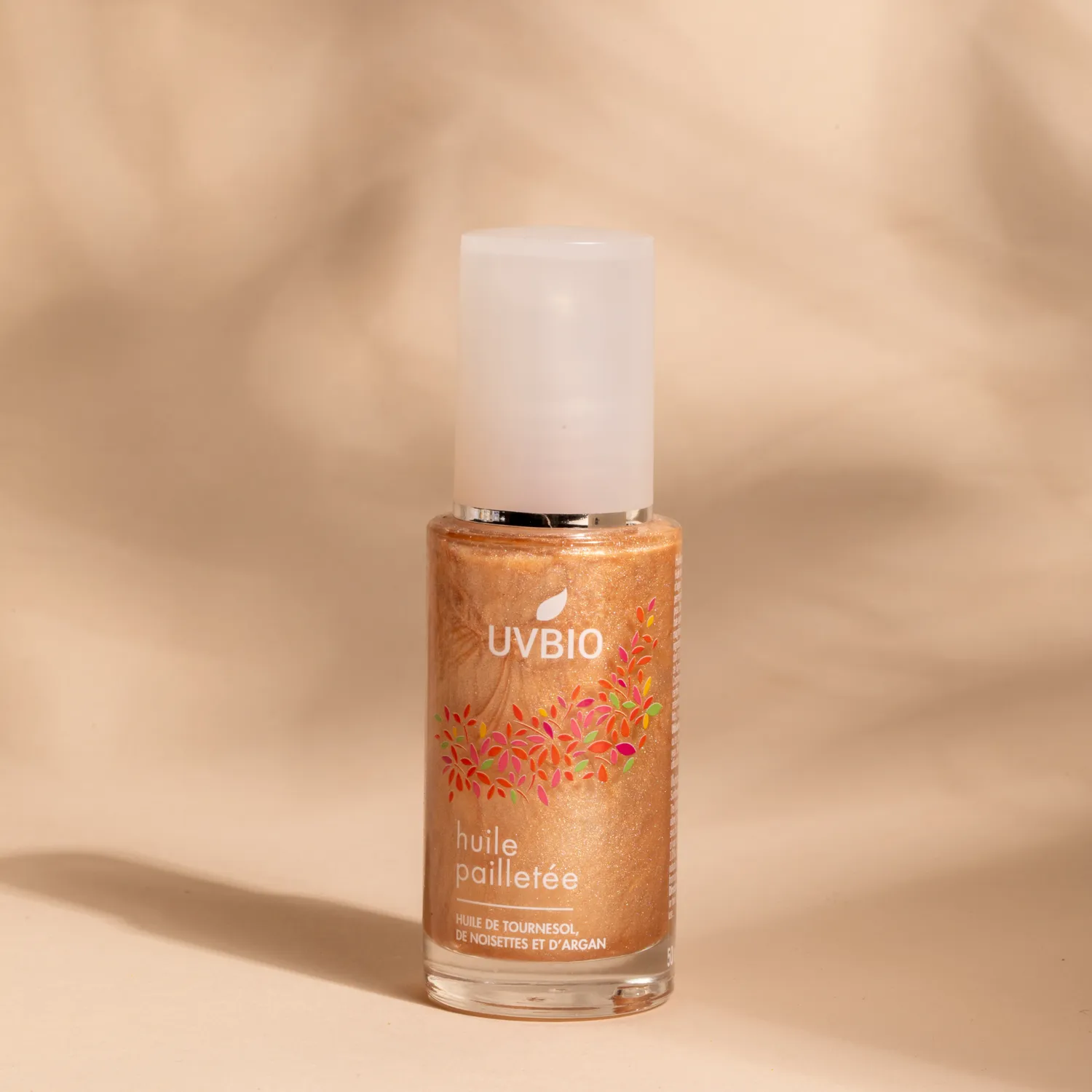 UVBIO Duo bodyolie droog regenererend glitter 2x50ml glow