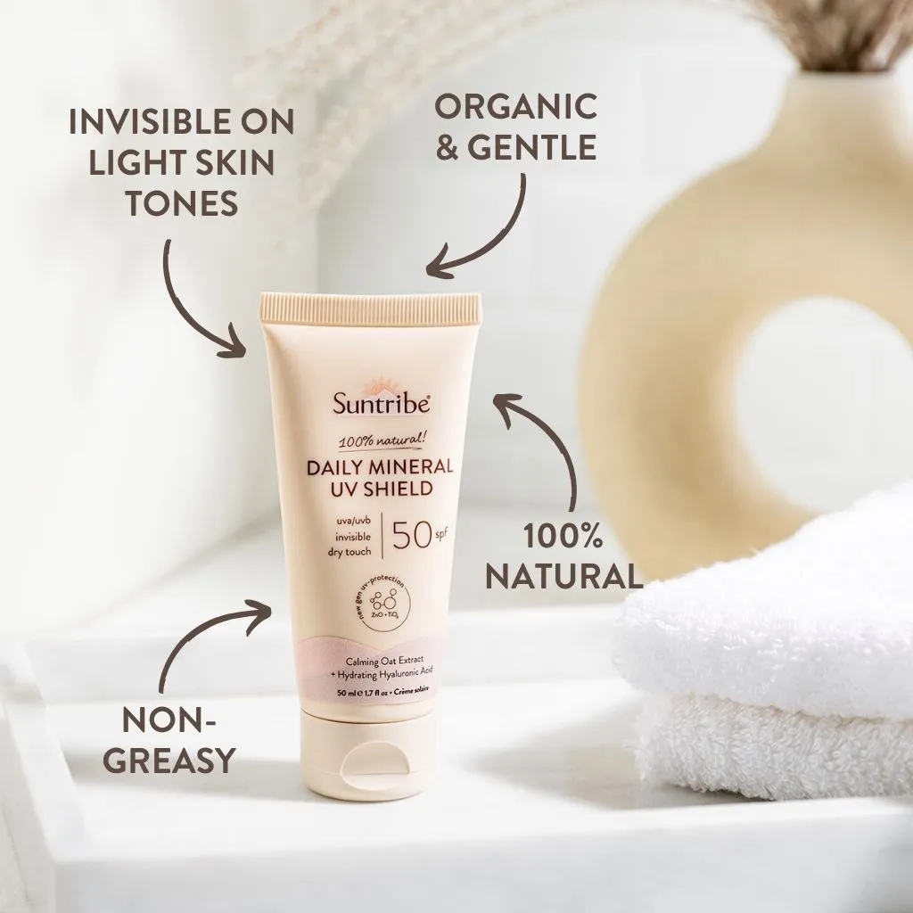 Suntribe Mineral UV Shield zonnebrand SPF50 mat