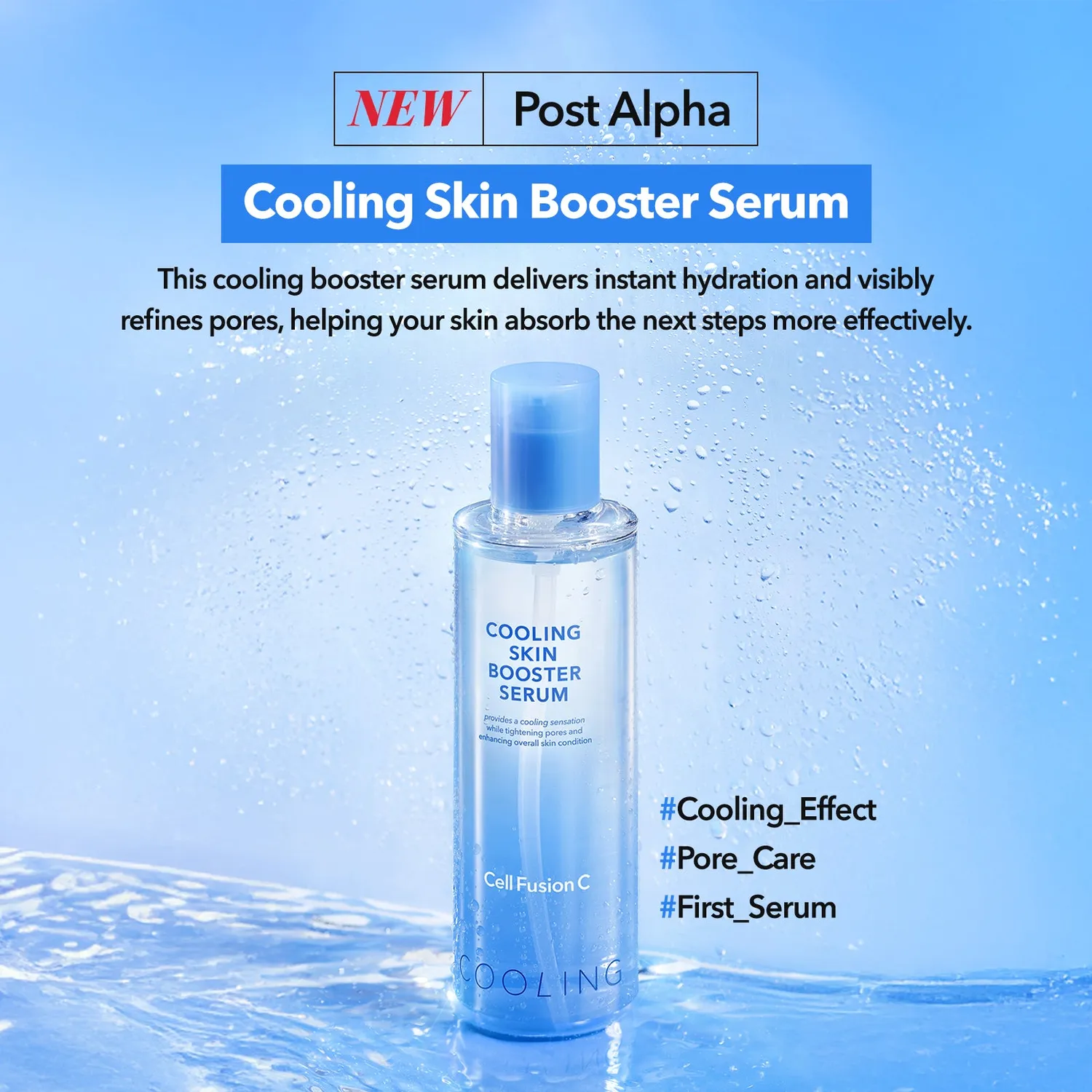 Cell Fusion Post Alpha Cooling Skin Booster Serum 150ml verkoelend