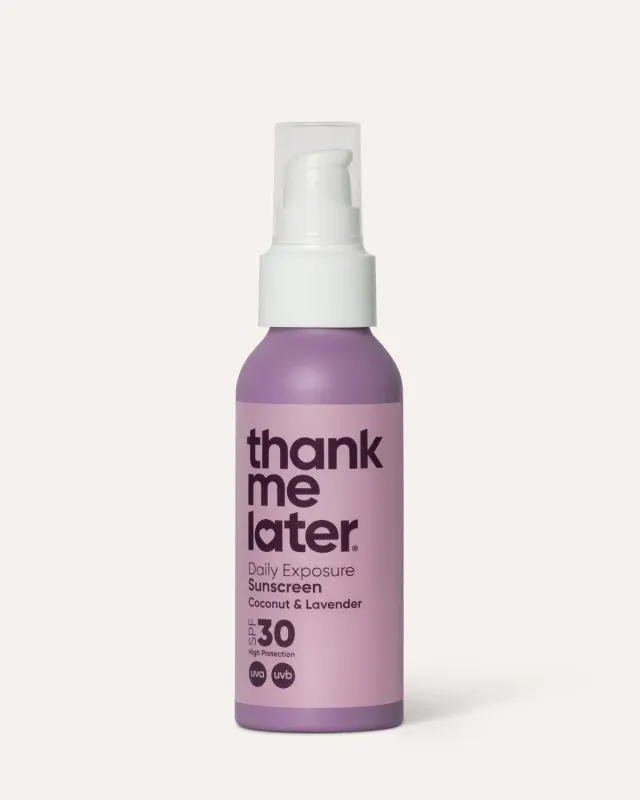 Thank Me Later Daily Exposure Zonnecrème Lavendel Kokos 100ml