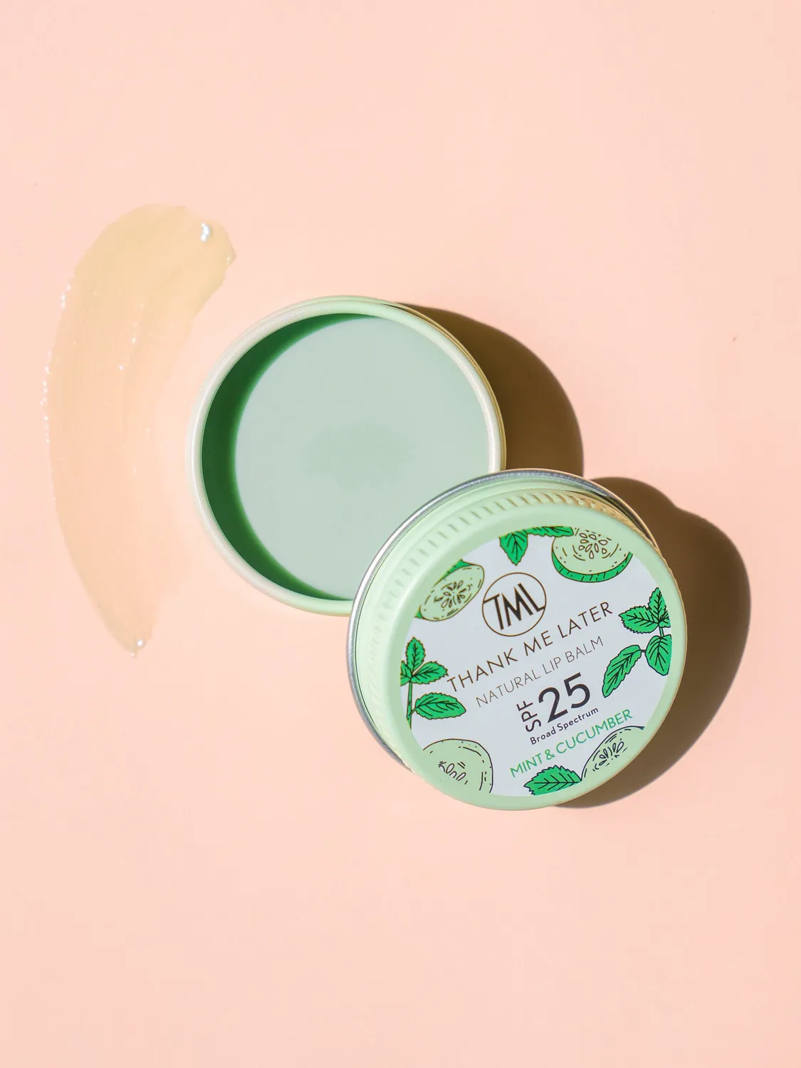 Thank Me Later Mint Cucumber lippenbalsem SPF25 vegan