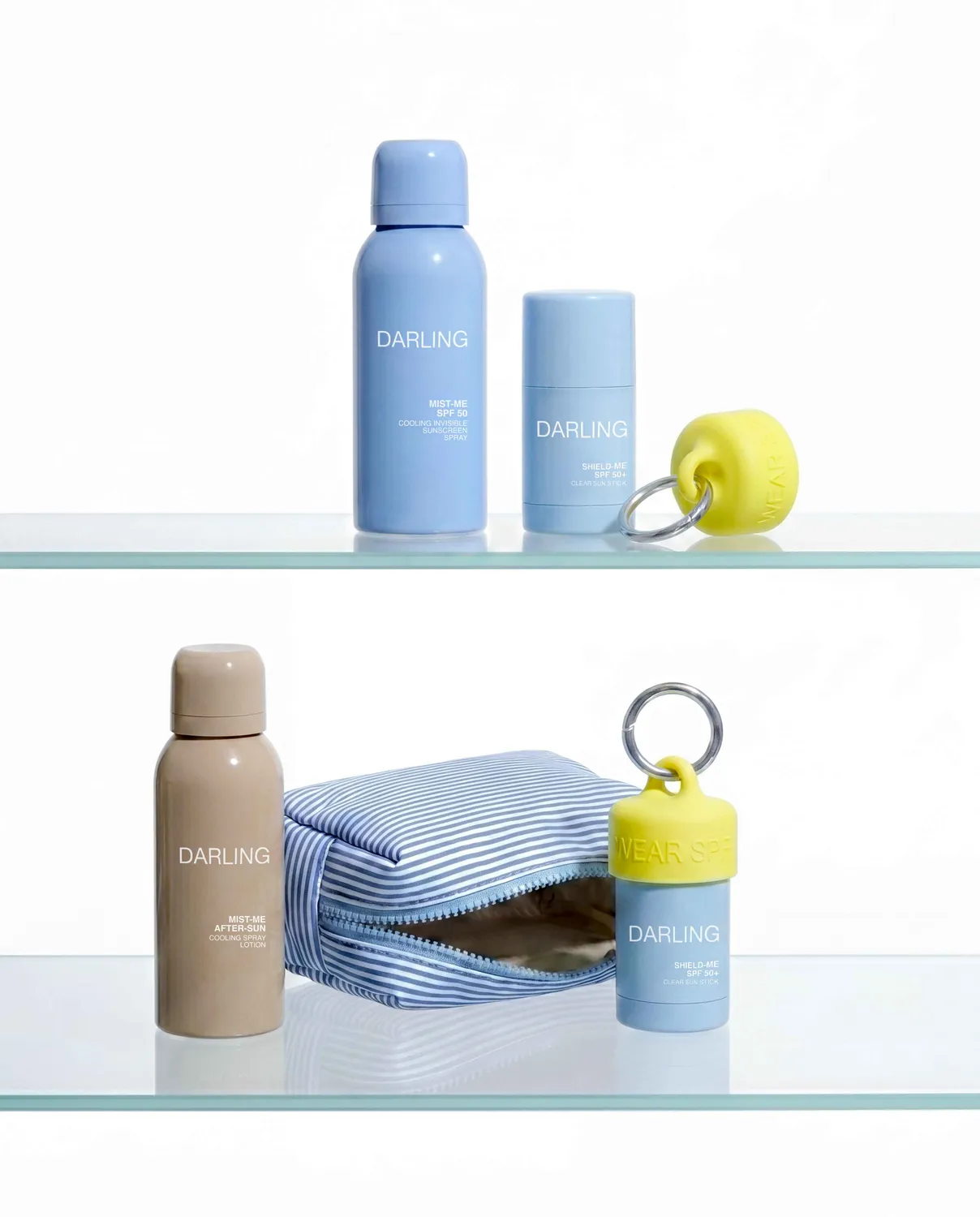 Darling Shield-Me Case Charm hoesje pastelblauw karabijn