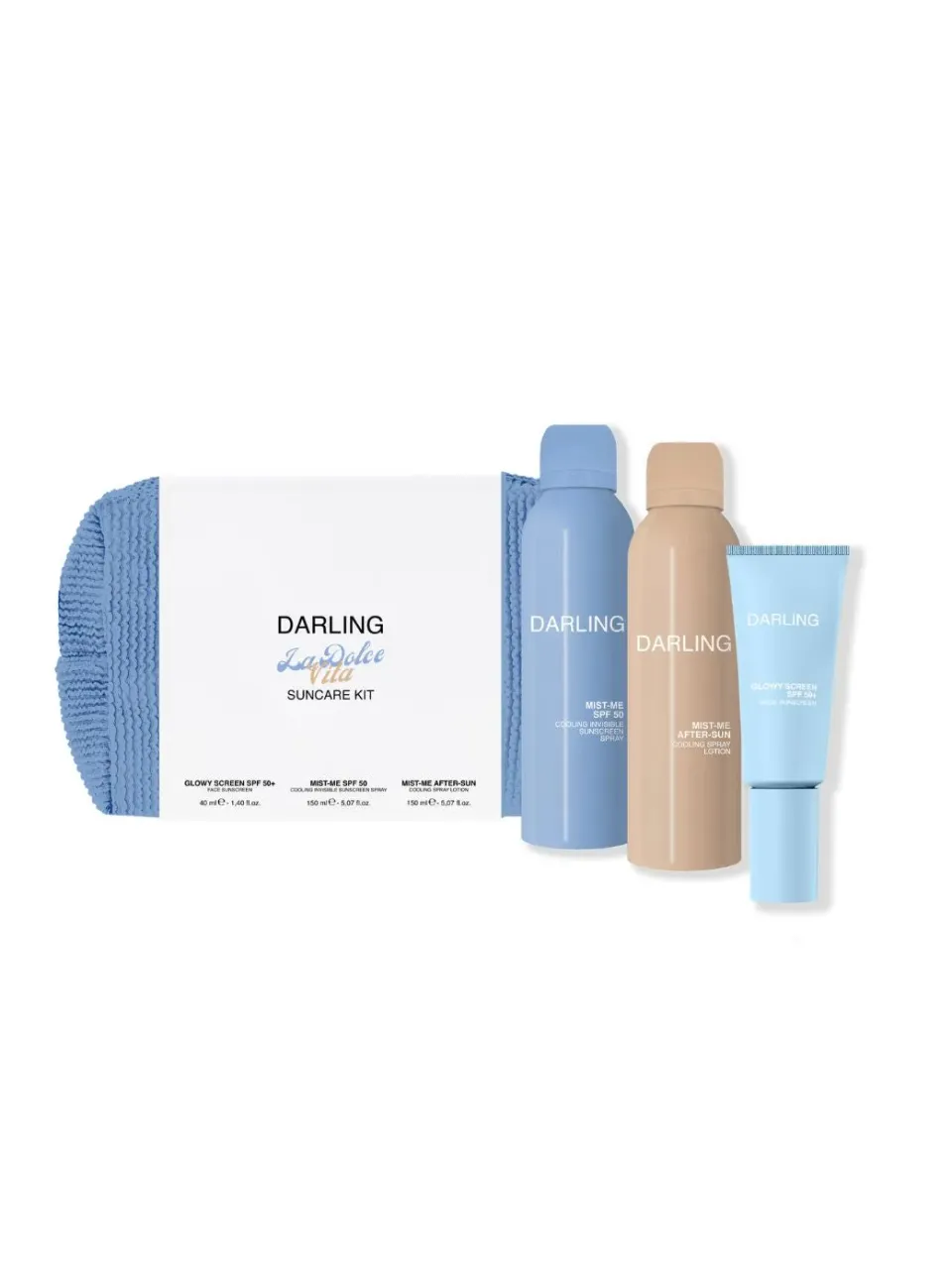 Darling La Dolce Vita zonnebrandset SPF50 glowy 3-delig