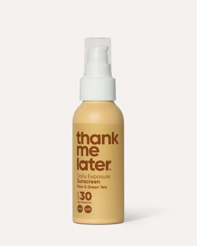 Thank Me Later Daily Exposure sunscreen peer groene thee SPF 100ml