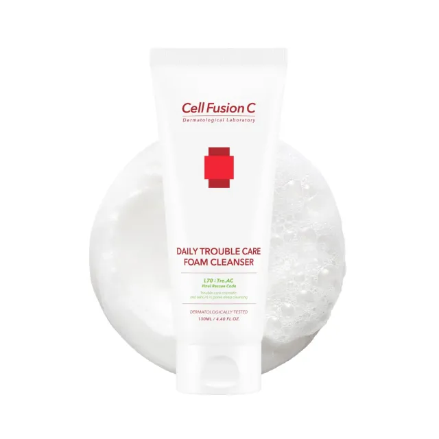 Cell Fusion TRE.AC Daily Trouble Care Foam Cleanser 130ml acne
