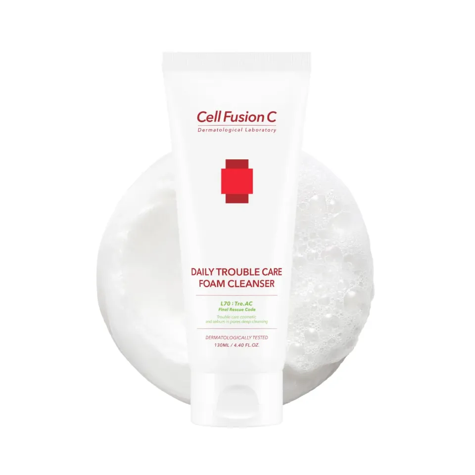 Cell Fusion TRE.AC Daily Trouble Care Foam Cleanser 130ml acne