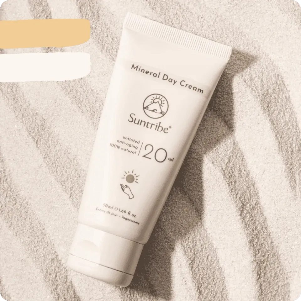Suntribe dagcrème SPF20 mineraal voor gezicht