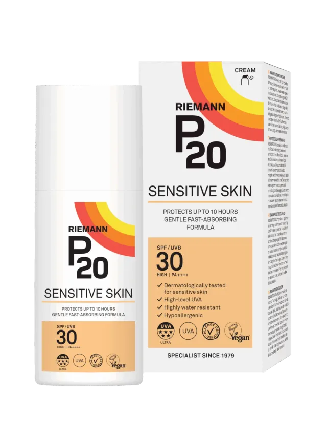 P20 Sensitive SPF30 zonnebrand 200 ml geurvrij