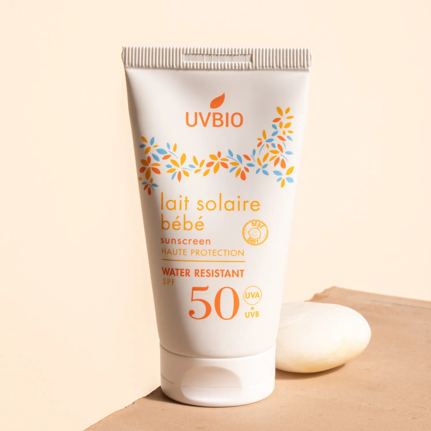 UVBIO Bébé zonnebrandmelk SPF50 50ml mineraal