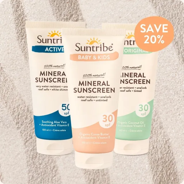 Suntribe Bestseller zonnebrand set mineraal 3 stuks
