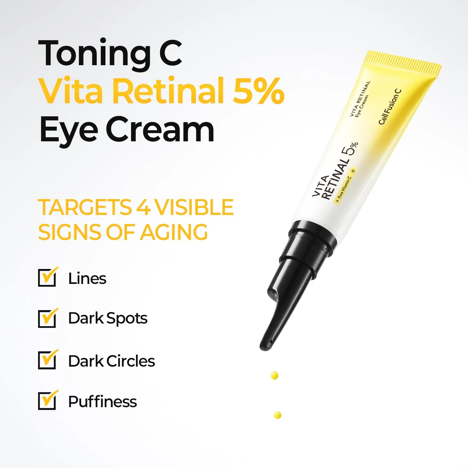Cell Fusion Toning C Vita Retinal Oogcreme 20ml