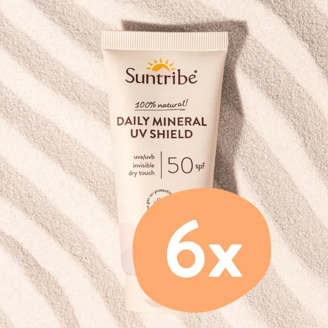 Suntribe Mineral UV Shield SPF 50 lotion 50 ml 6 stuks