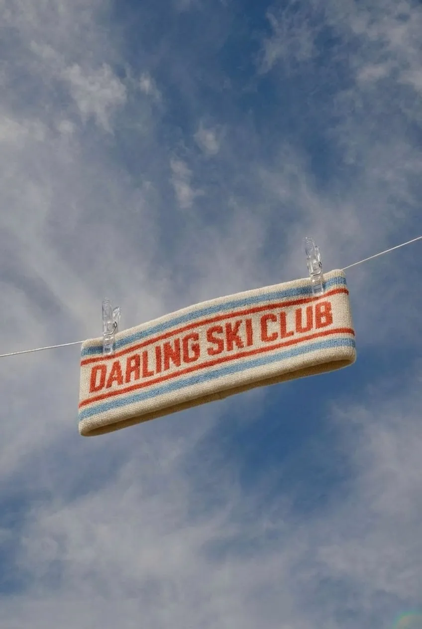 Darling Slope-Ready Band katoenen hoofdband ski