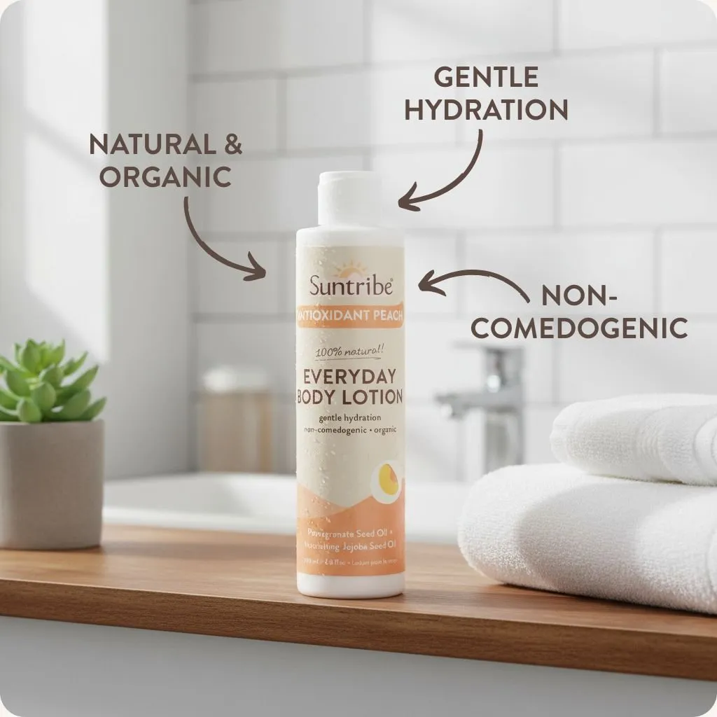 Suntribe Everyday bodylotion perzik antioxidant