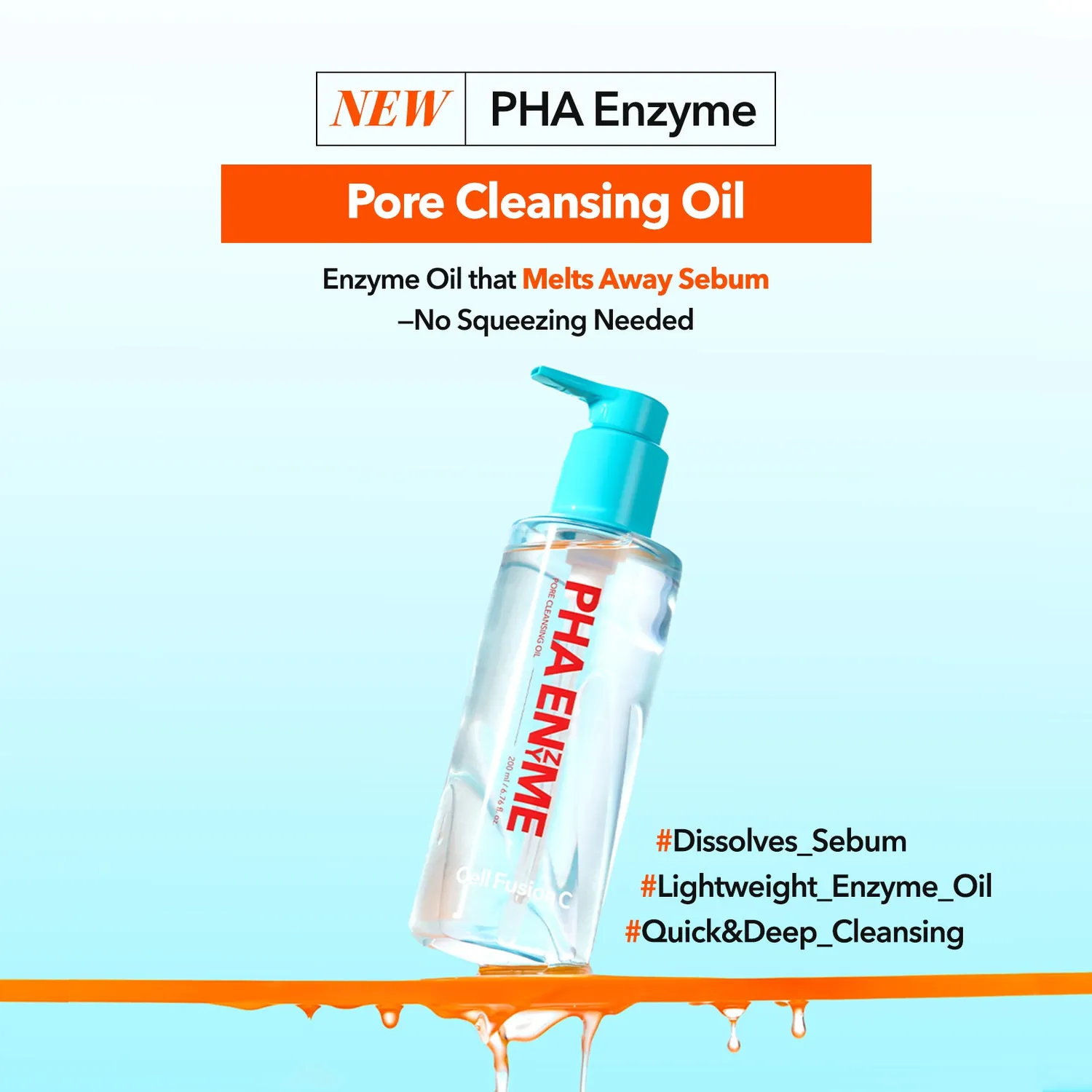Cell Fusion C PHA Enzyme Pore reinigingsolie 200ml mild