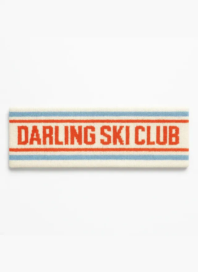 Darling Slope-Ready Band katoenen hoofdband ski