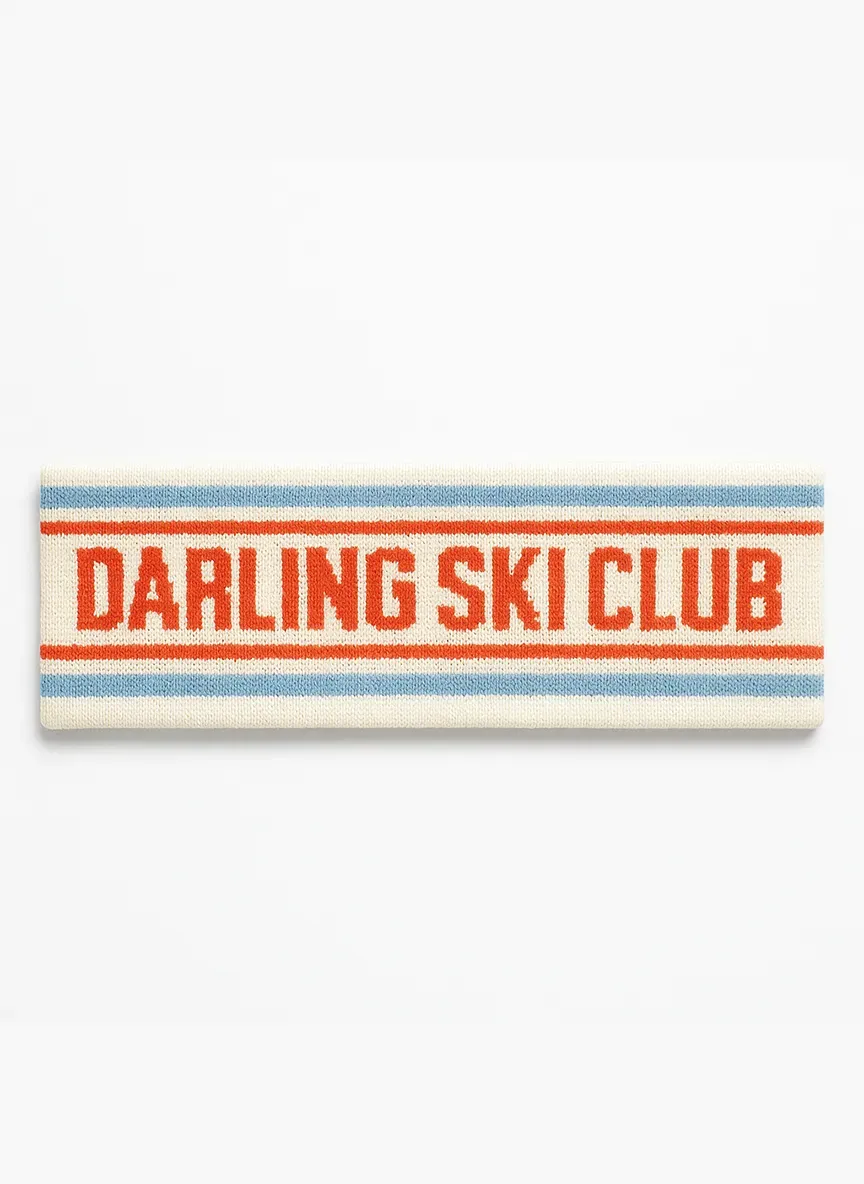 Darling Slope-Ready Band katoenen hoofdband ski
