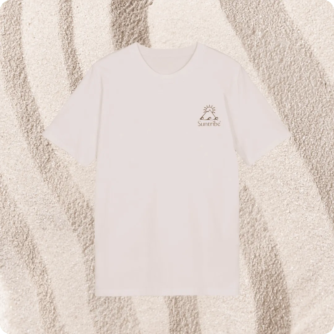 Suntribe Original T-shirt wit biologisch katoen unisex