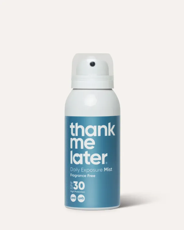 Thank Me Later Daily Exposure Mist SPF30 parfumvrij 100ml