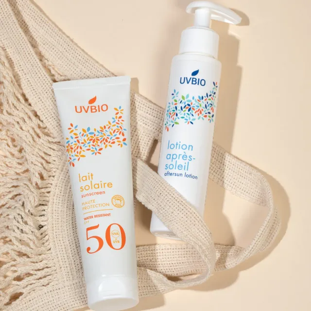 UVBIO SPF50 zonneset 2x100ml bio