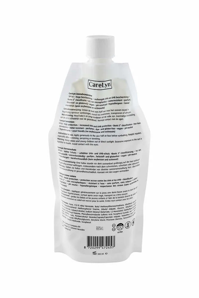 CareLyn Refill 300 ml pouche SPF30 microplasticvrij