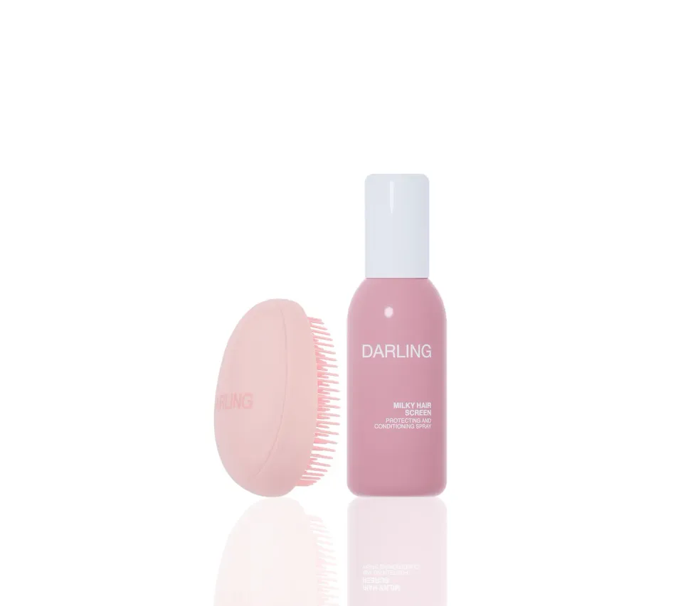 Darling Milky Limited haarset borstel + spray bundel