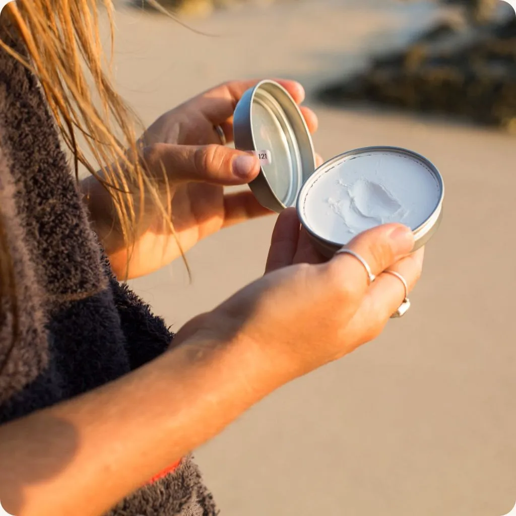 Suntribe Face & Sport zink zonnebrand SPF50 blik naturel
