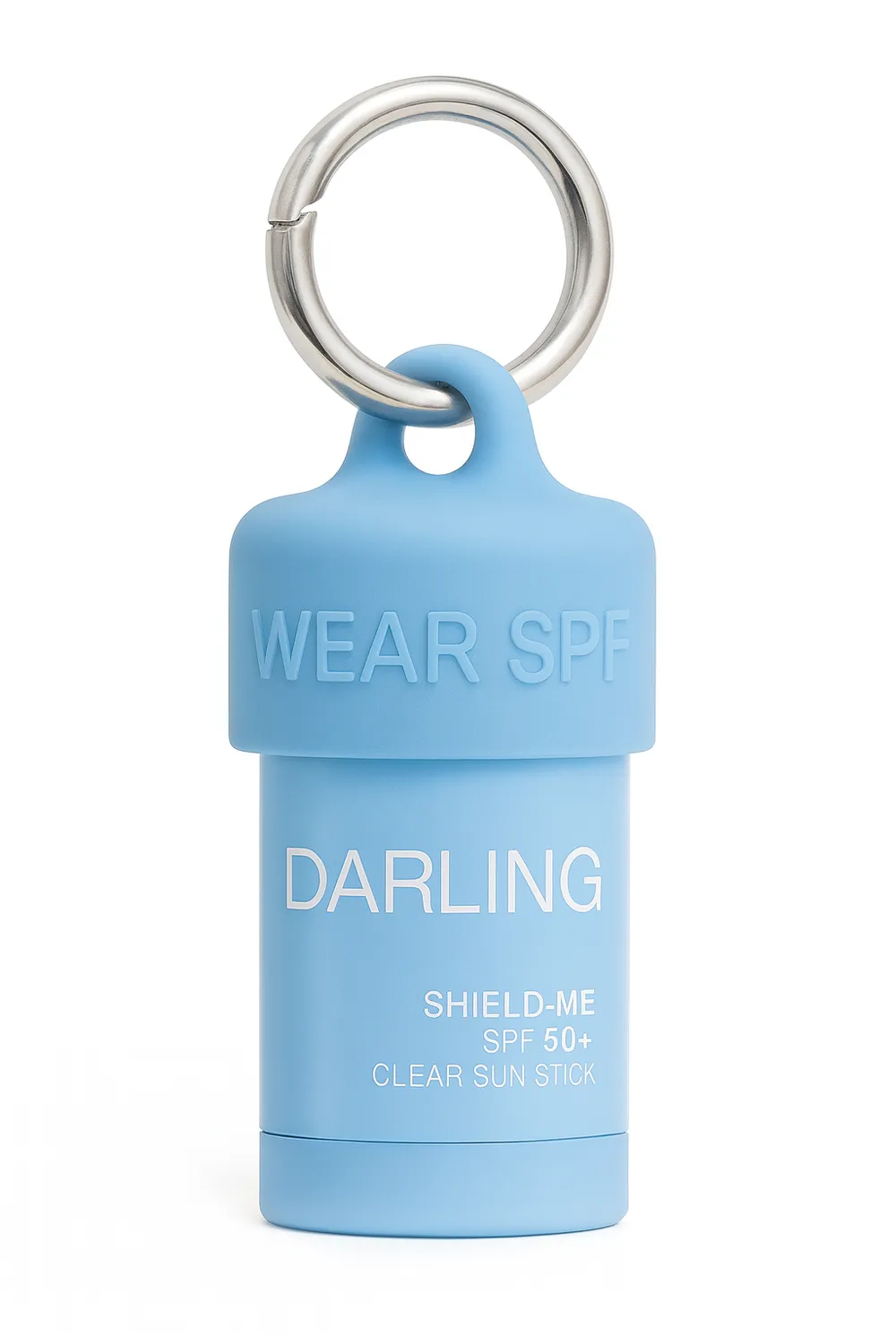 Darling Shield-Me Case Charm siliconen hoesje pastelblauw