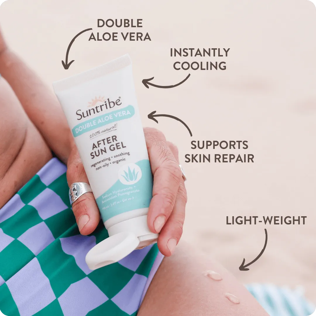 Suntribe Double Aloe Vera aftersun gel verkoelend