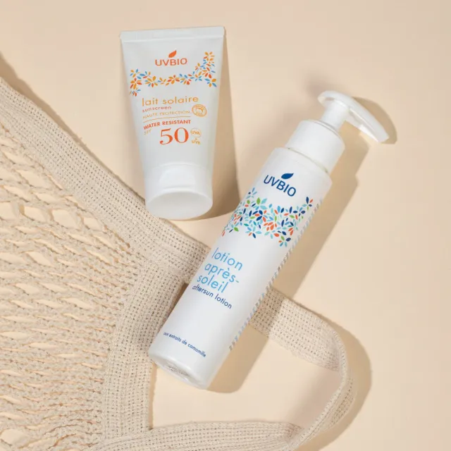 UVBIO Duo Douceur zonnemelk SPF50 50ml met aftersun