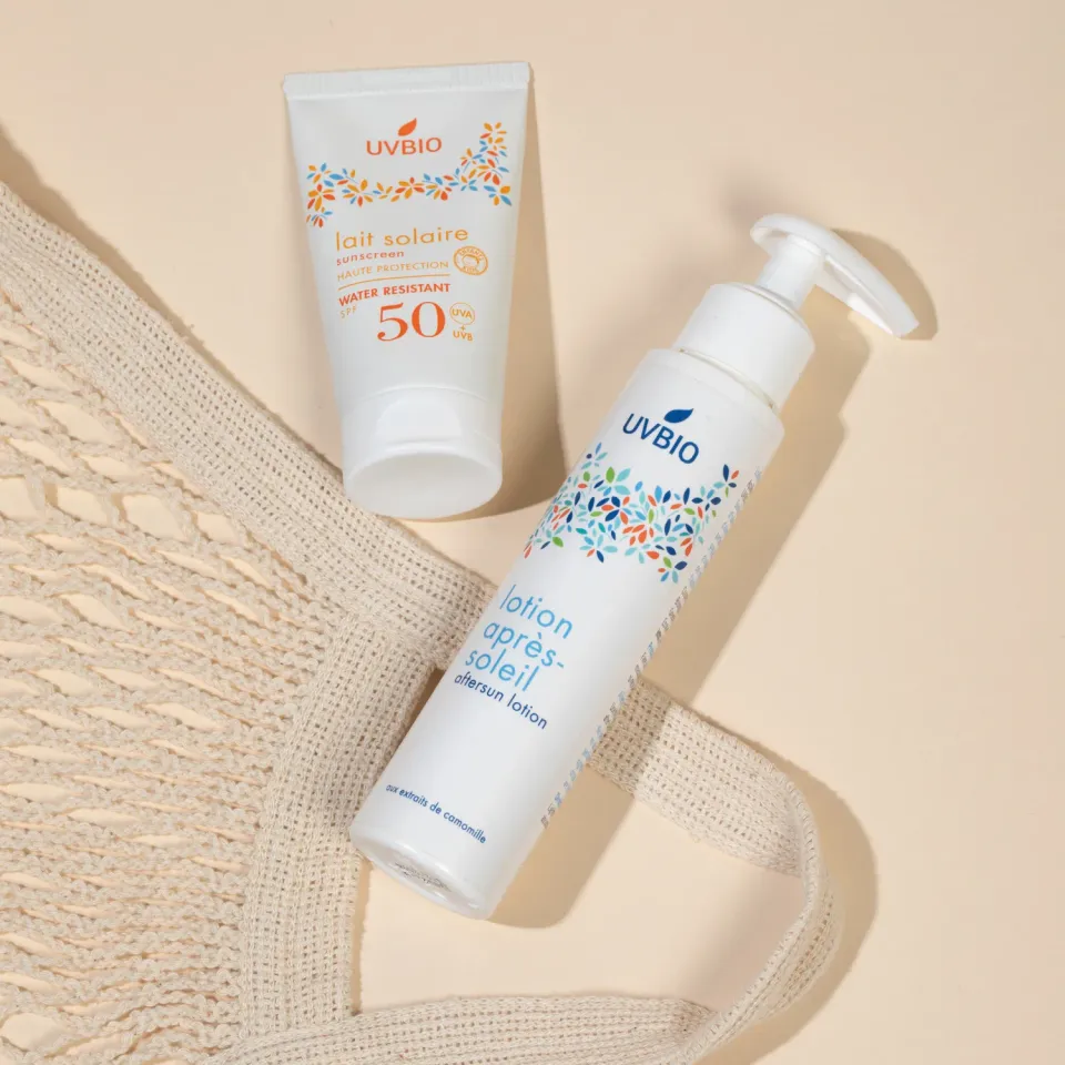 UVBIO Duo Douceur zonnemelk SPF50 50ml met aftersun