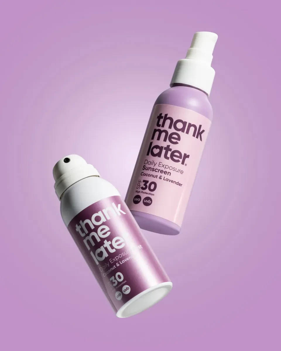 Thank Me Later Daily Exposure Duo Zonnebrandset Kokos Lavendel