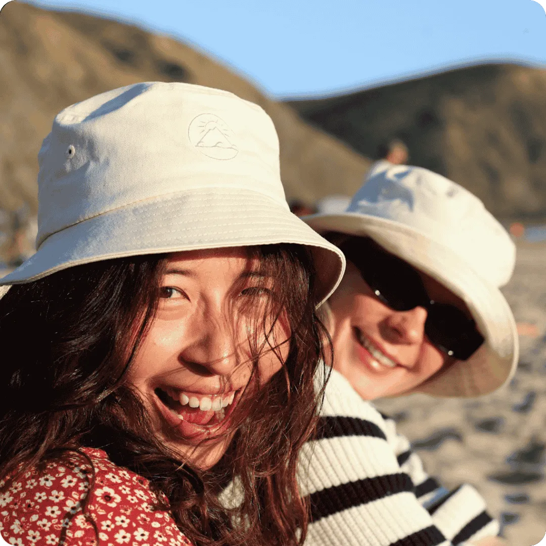 Suntribe Bucket Hat zonnehoed katoen unisex zwart