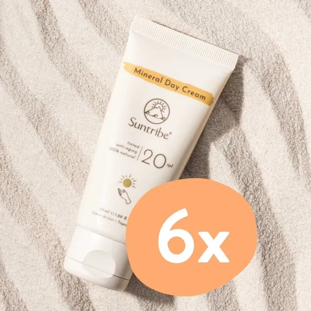 Suntribe Mineral Day Cream SPF20 6x50ml getint dagcreme