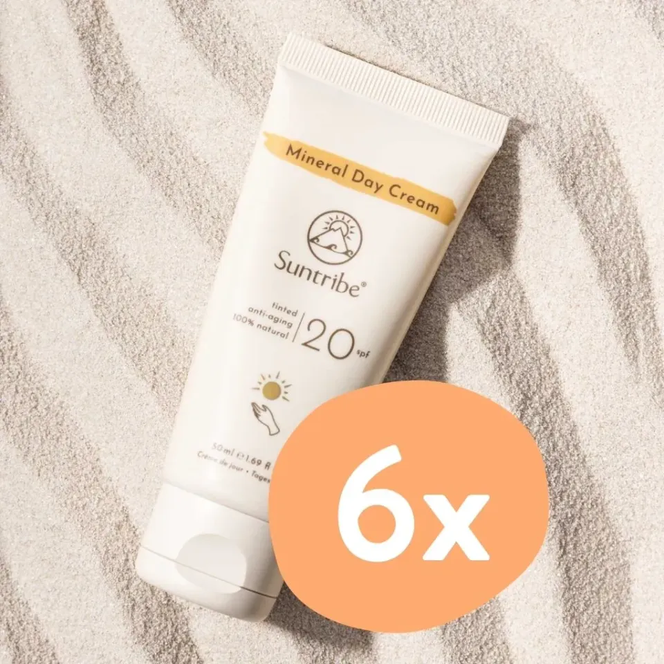 Suntribe Mineral Day Cream SPF20 6x50ml getint dagcreme