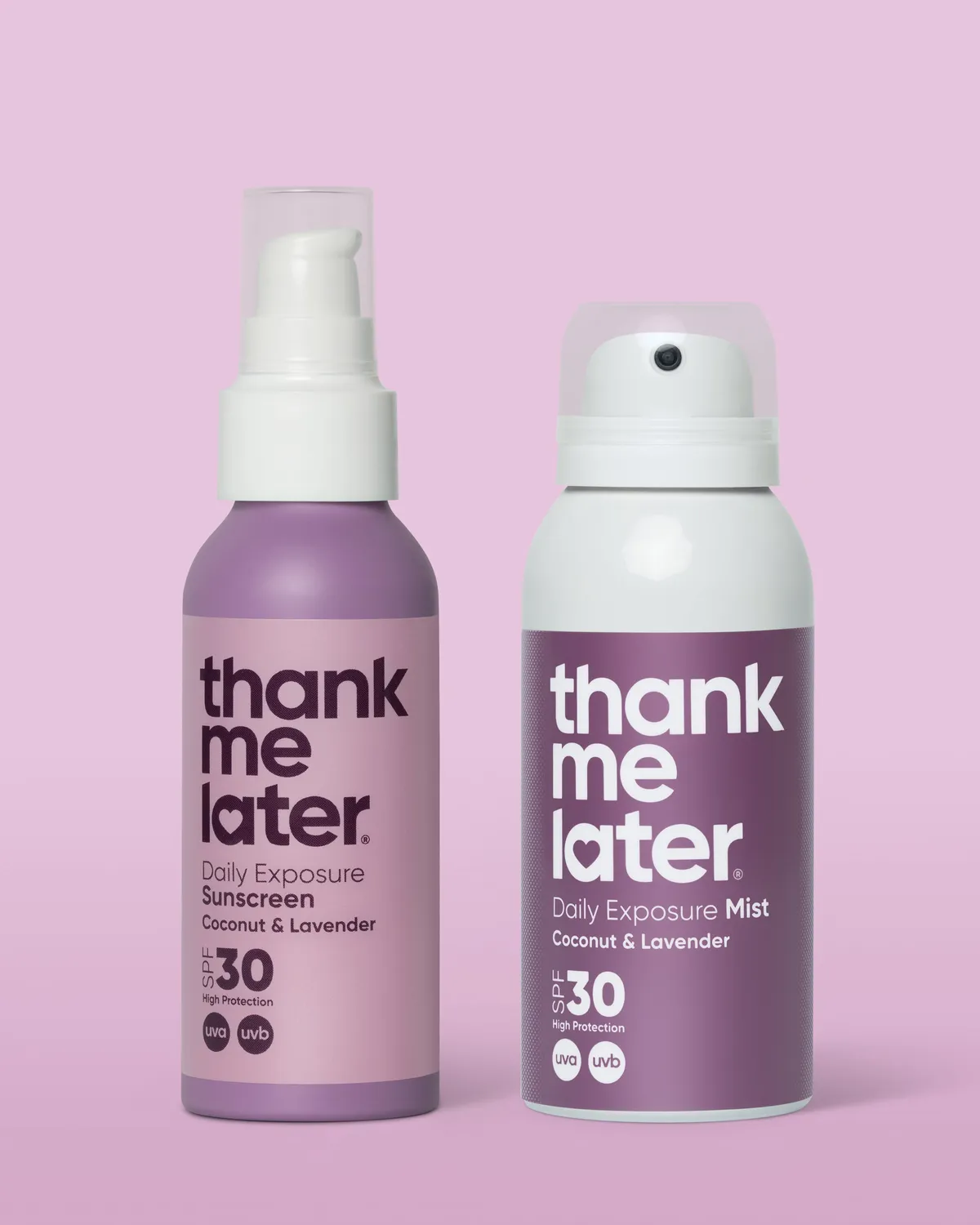 Thank Me Later Daily Exposure Duo Zonnebrandset Kokos Lavendel