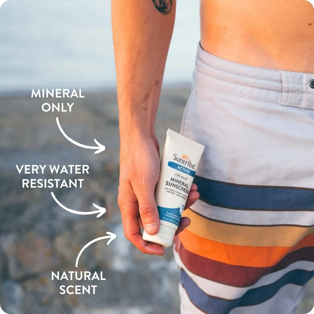 Suntribe Active zonnebrandcrème SPF50 sport watervast