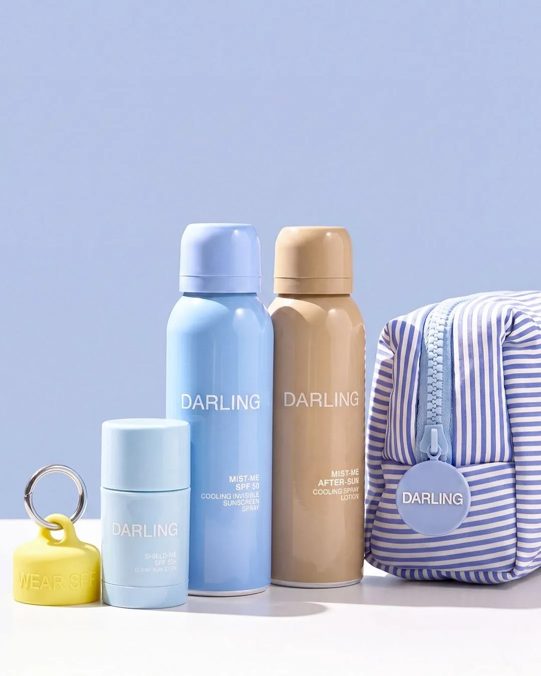 Darling Shield-Me Case Charm hoesje pastelblauw karabijn