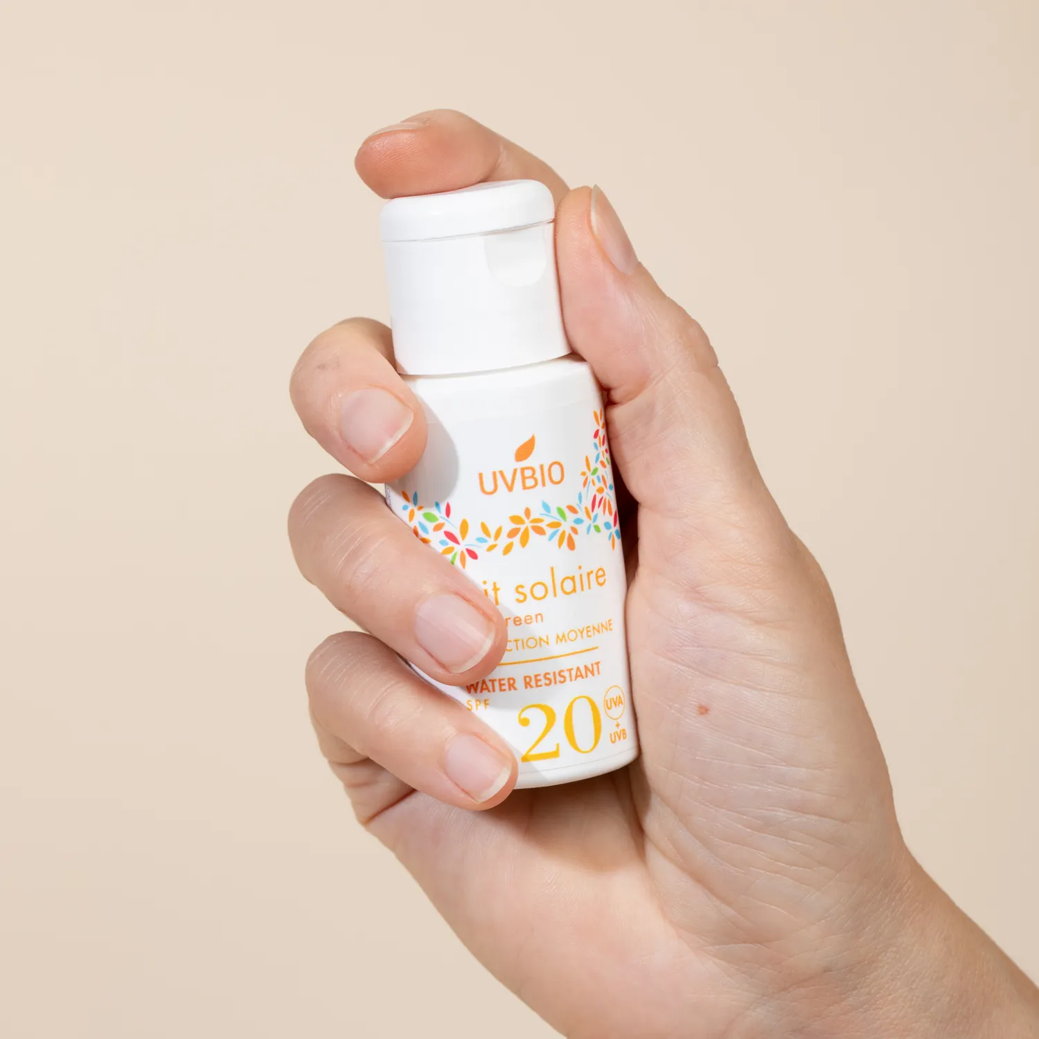 UVBIO zonnebrandmelk SPF20 50ml mat bio