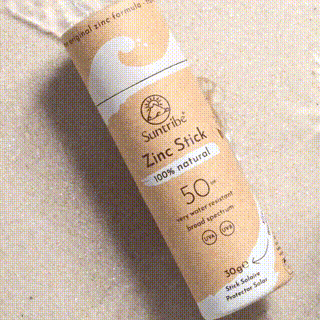 Suntribe zonnestick SPF50 mineraal voor gezicht blikvrij