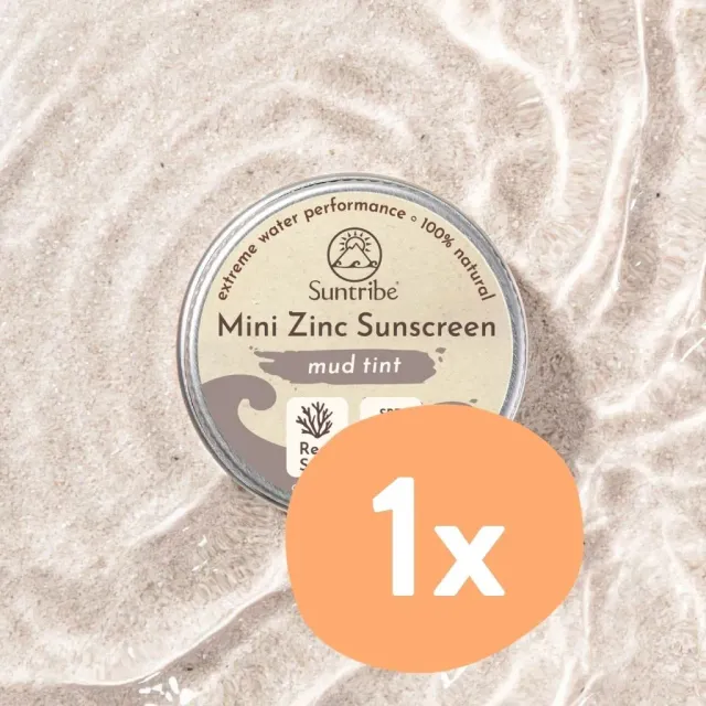 Suntribe Mini Zink SPF50 Cacao 15g stick mineraal
