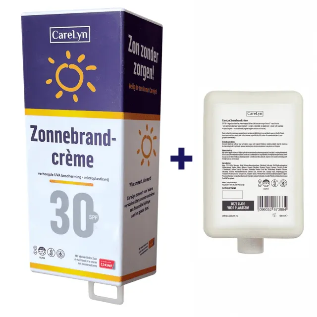 CareLyn Dispenser Algemeen SPF30 zonnebrandcrème 1 liter